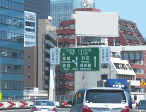 屋上看板（高速道路利用者対象）